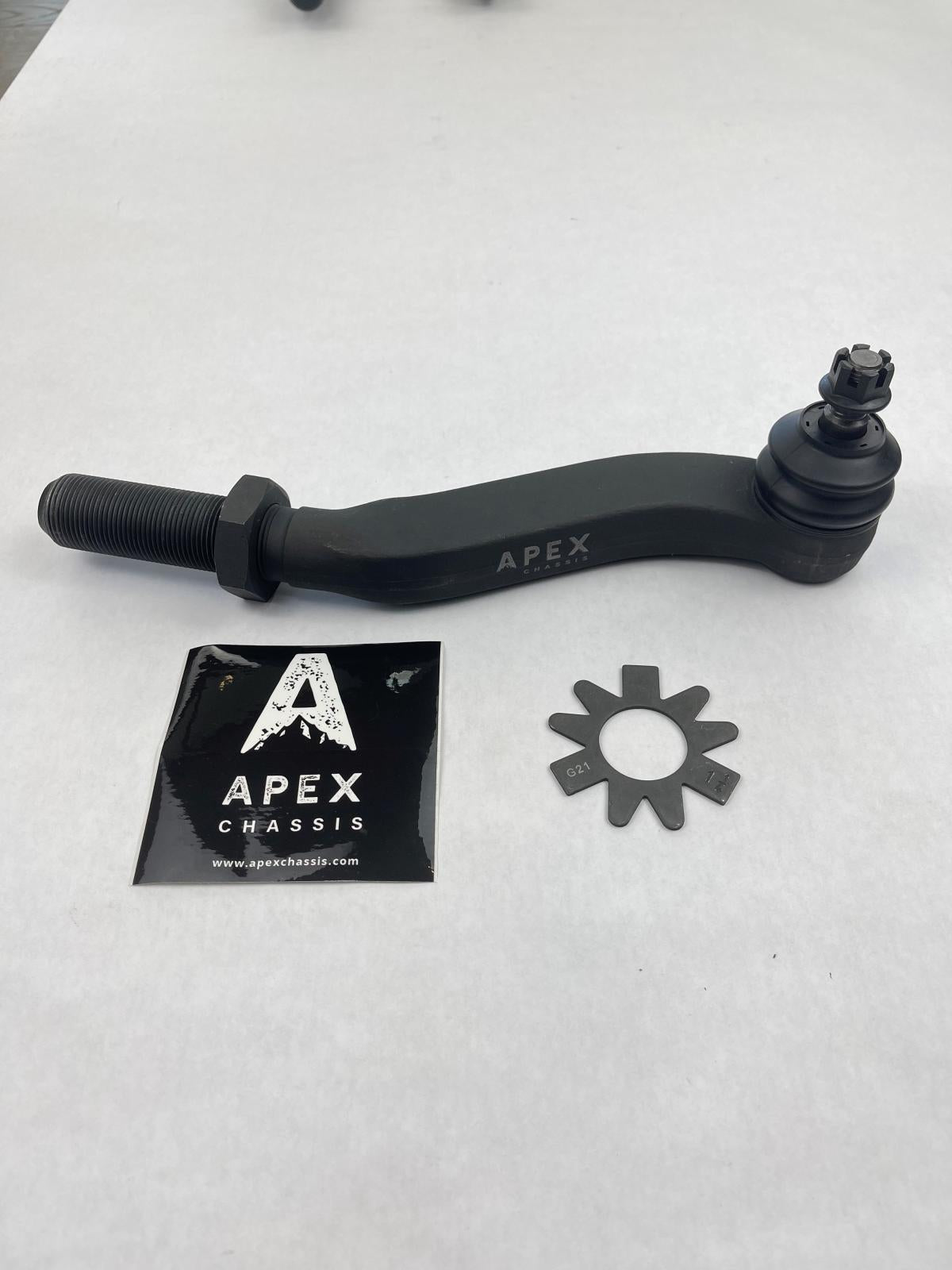 Tie Rod End Left Hand Front Greaseable Wrangler JK Driver Side Apex Chassis - Image 1