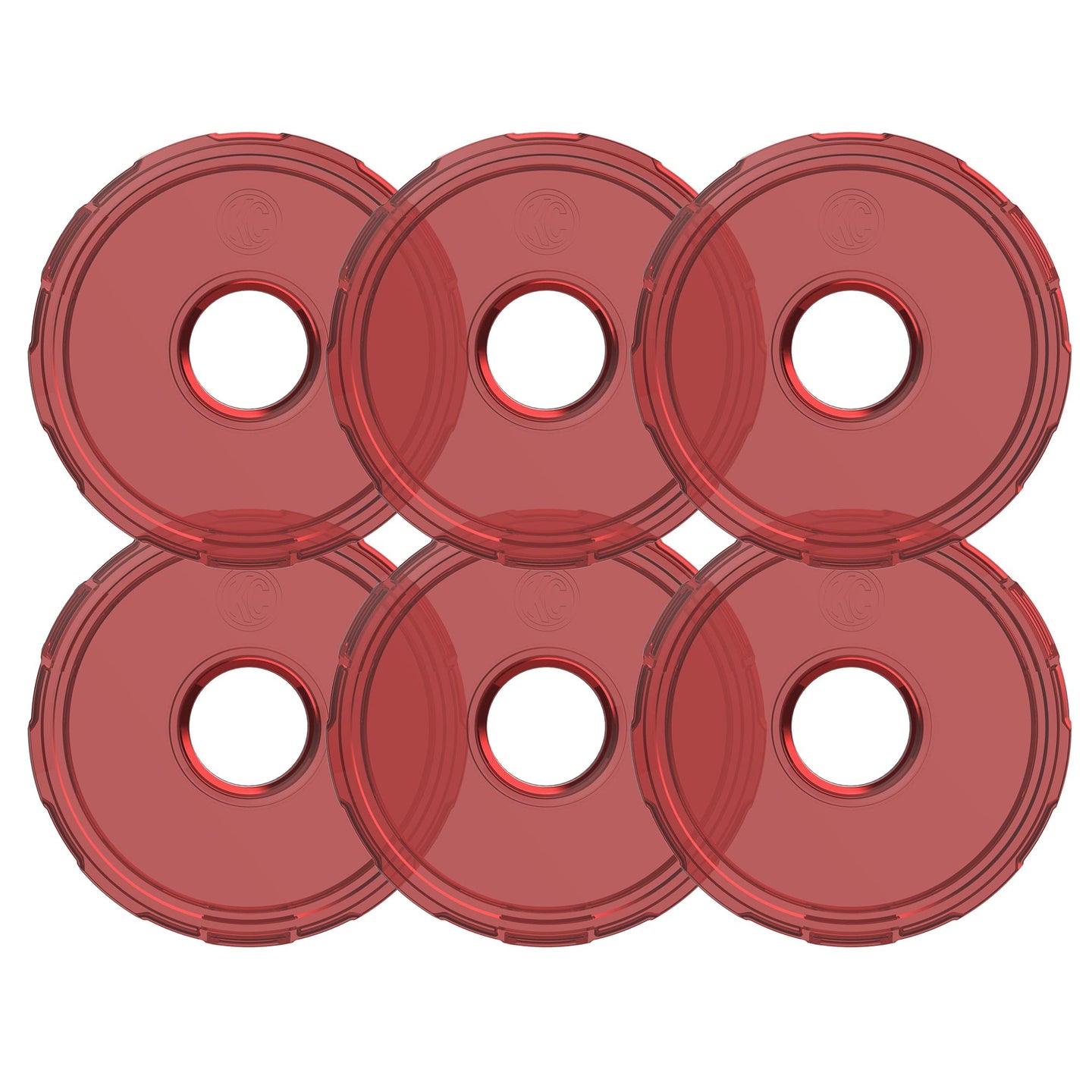 Cyclone V2 LED - Replacement Lens - Red - 6-PK