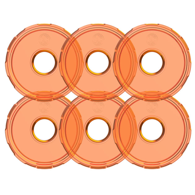 Cyclone V2 LED - Replacement Lens - Amber - 6-PK