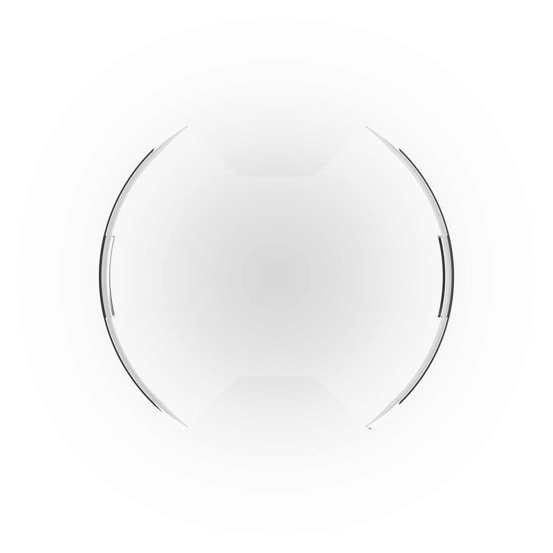 SlimLite® 8" LED - Light Shield - Clear